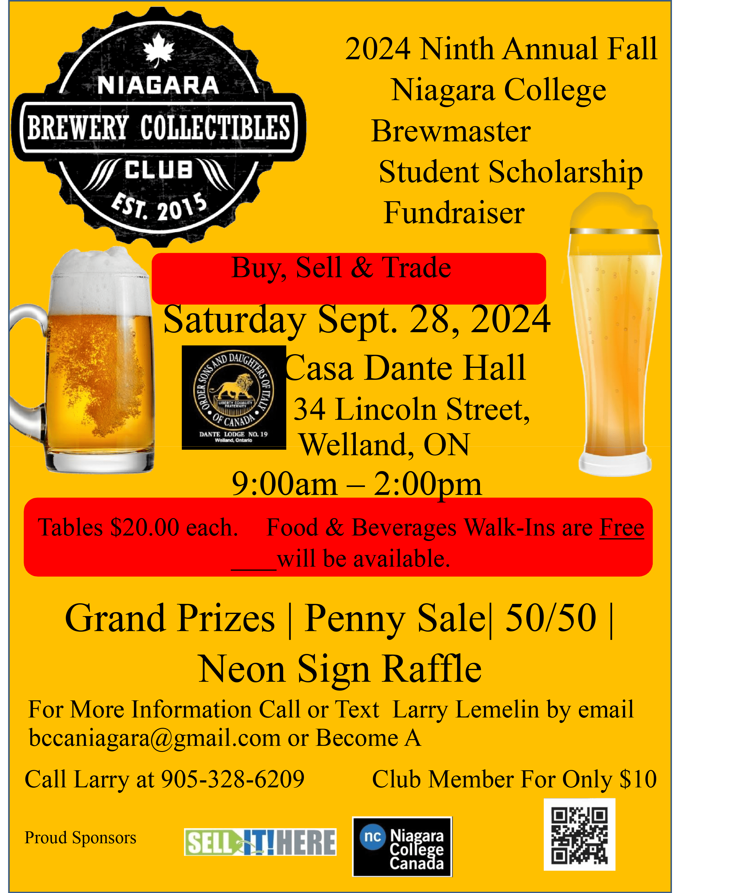 Fall beer collectibles Trade Show